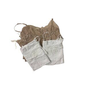 Bundle of 4 Lace Trim Camis